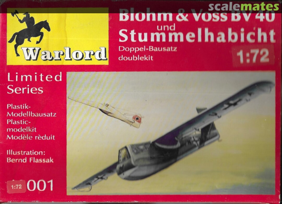 Boxart Blohm & Voss Bv 40 und Stummelhabicht 72001 WKmodels Boxart Blohm & Voss Bv 40 und Stummelhabicht 72001 WKmodels