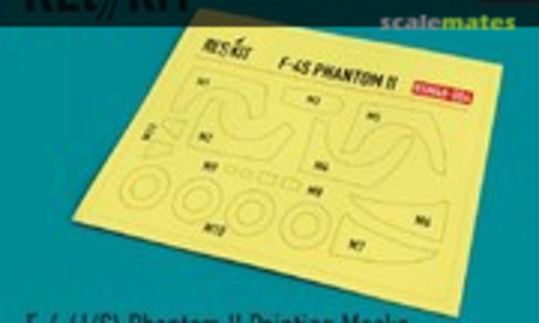 1:48 F-4 (J/S) Phantom II painting masks (ResKit RSM48-0004) RSM48-0004