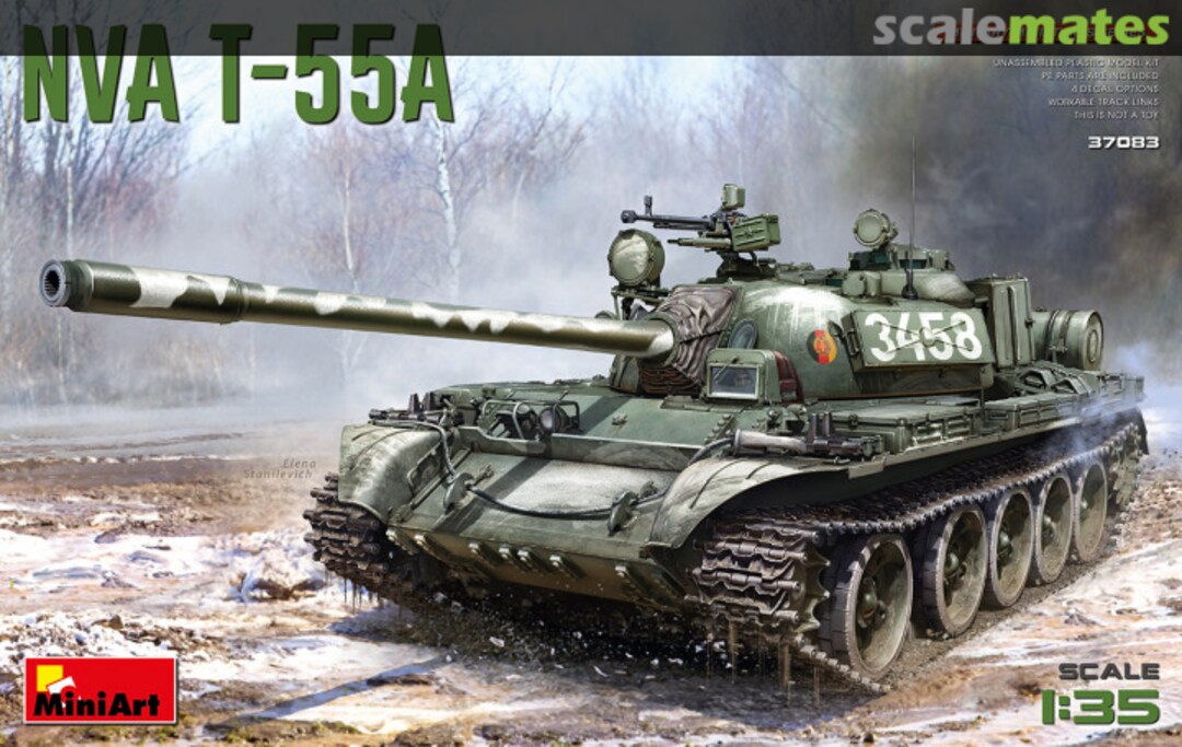 Boxart NVA T-55A 37083 MiniArt Boxart NVA T-55A 37083 MiniArt