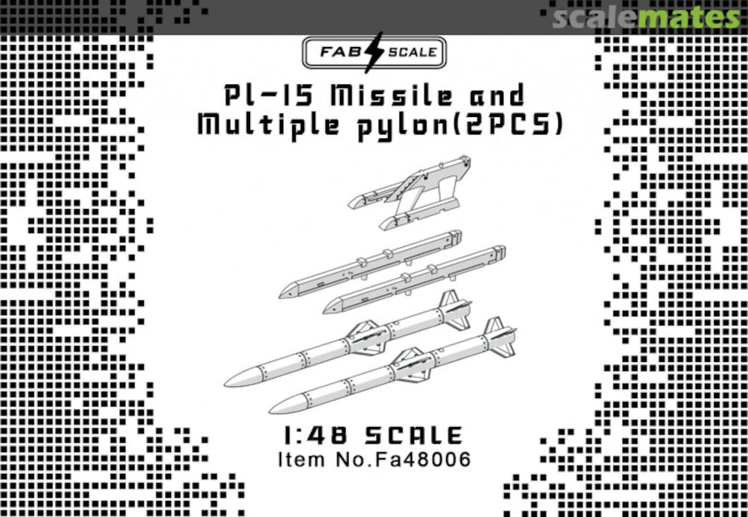 Boxart PL-15 Missile and Multiple Pylons Fa48006 Fab Scale