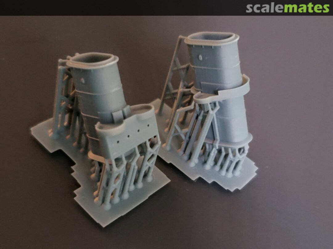 Boxart HMS King George V Funnels 600-KGV funnels -2 Model Monkey Boxart HMS King George V Funnels 600-KGV funnels -2 Model Monkey