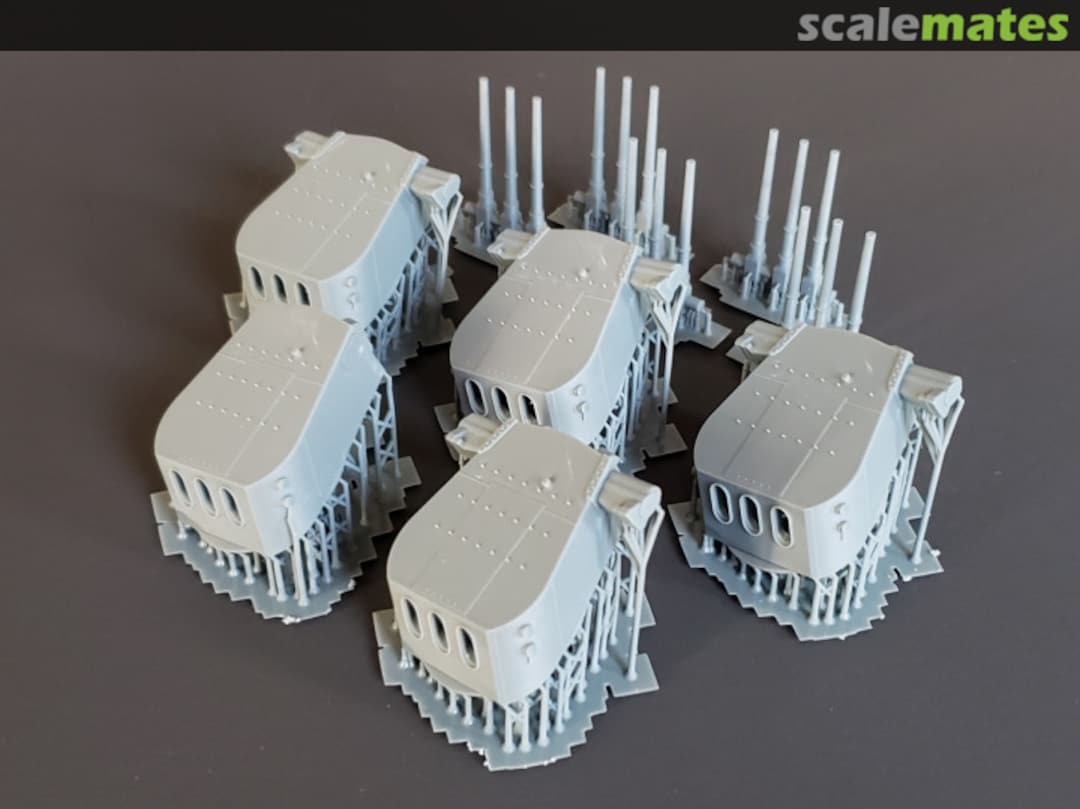 Boxart Brooklyn-class and St. Louis-class 6"/47 cal. Turrets 200-CL40 turrets-5 Model Monkey Boxart Brooklyn-class and St. Louis-class 6"/47 cal. Turrets 200-CL40 turrets-5 Model Monkey