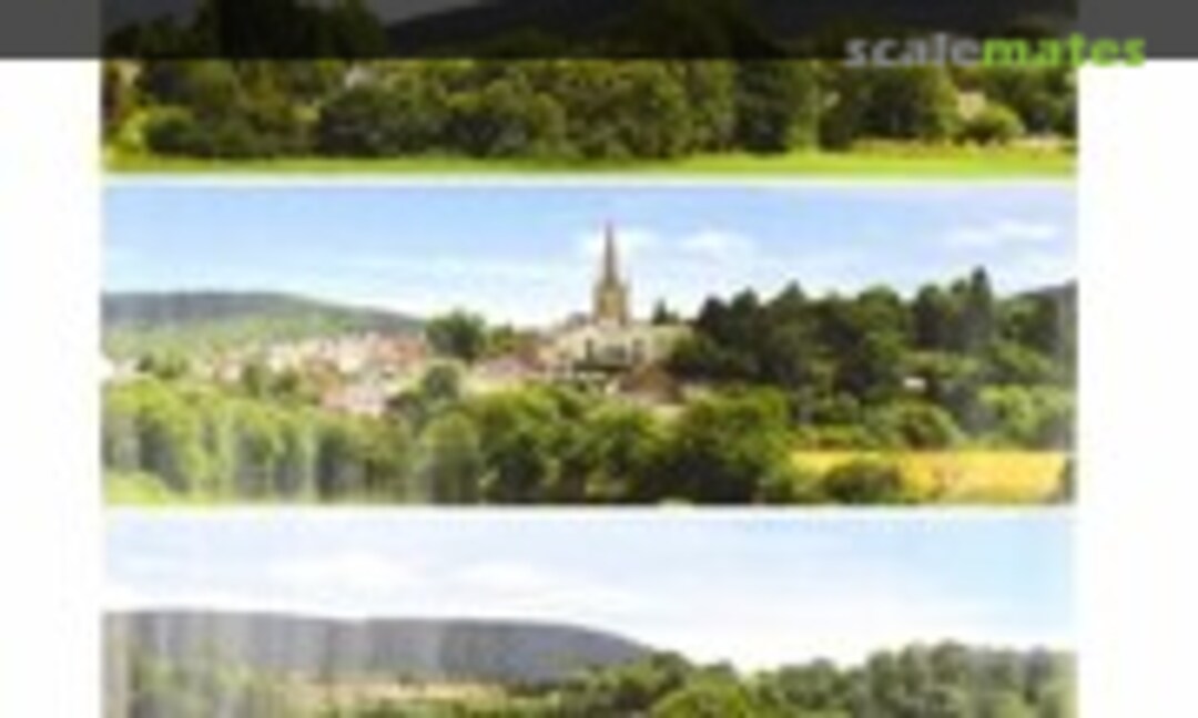 No Large Backscene Pretty British Town (2744 x 304mm) (Gaugemaster GM708) GM708