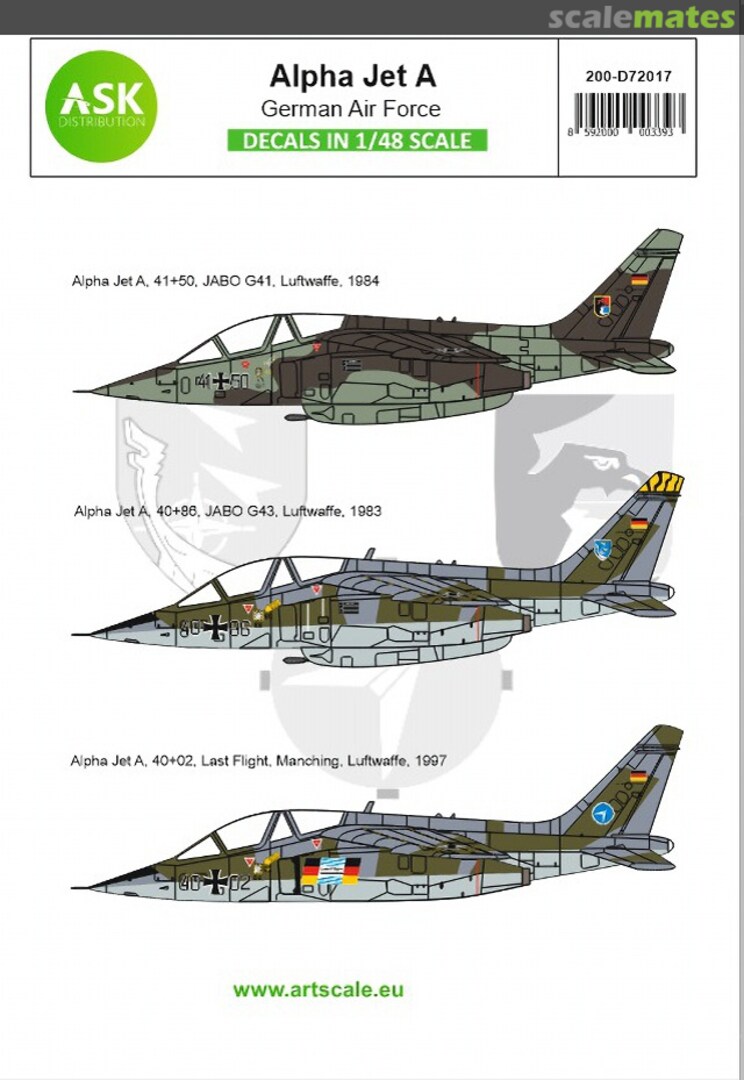 Boxart Alpha Jet A 200-D72017 ASK Boxart Alpha Jet A 200-D72017 ASK