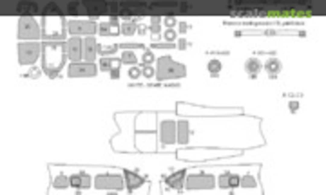 1:48 O-2 Skymaster BASIC kabuki masks (New Ware NWAM0986) NWAM0986