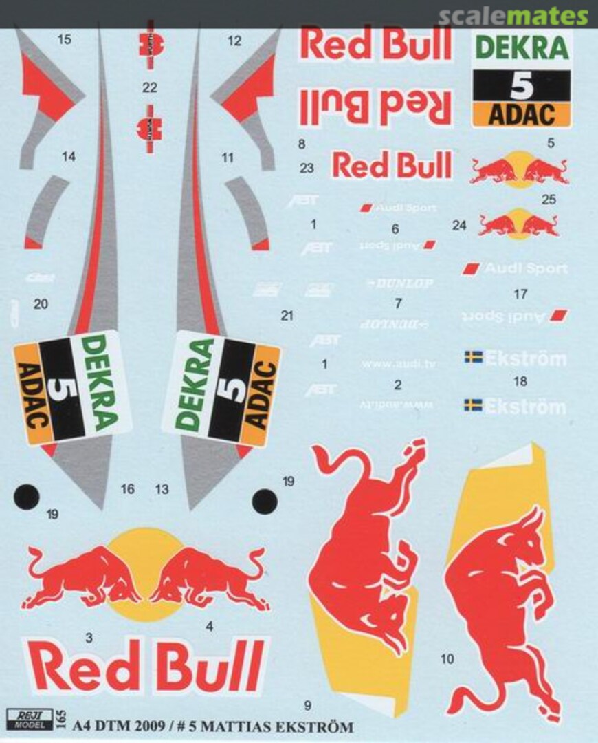Boxart Audi A4 DTM 165 REJI Model Boxart Audi A4 DTM 165 REJI Model