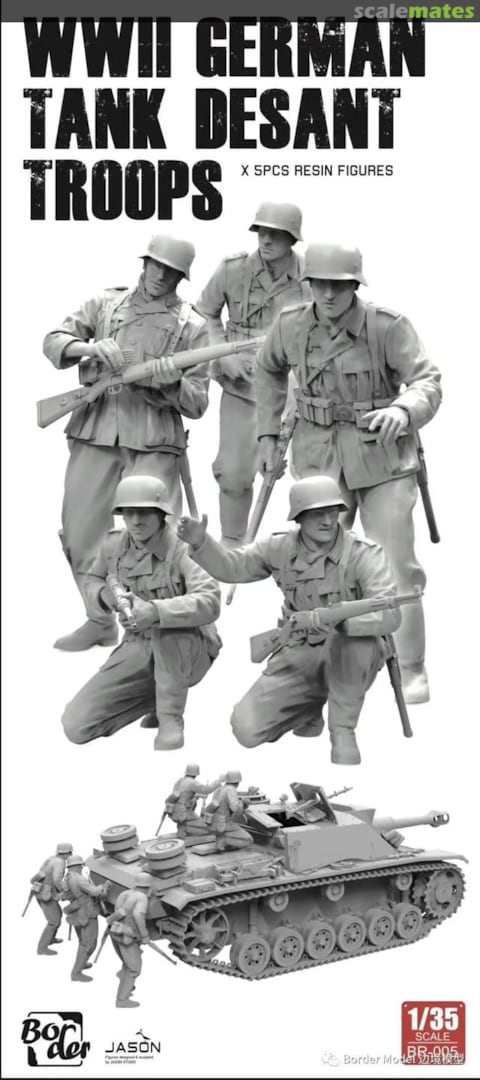 Boxart Tank Desant Troops BR-005 Border Model Boxart Tank Desant Troops BR-005 Border Model