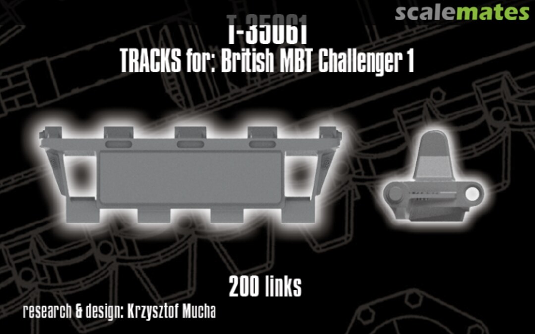 Boxart MBT Challenger 1 tracks T-35061 QUICKTRACKS Boxart MBT Challenger 1 tracks T-35061 QUICKTRACKS