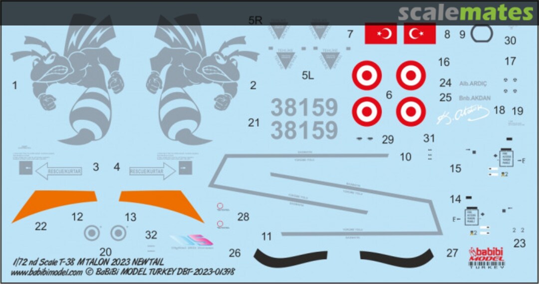 Boxart T-38M Talon dbt-01398 Babibi model Boxart T-38M Talon dbt-01398 Babibi model