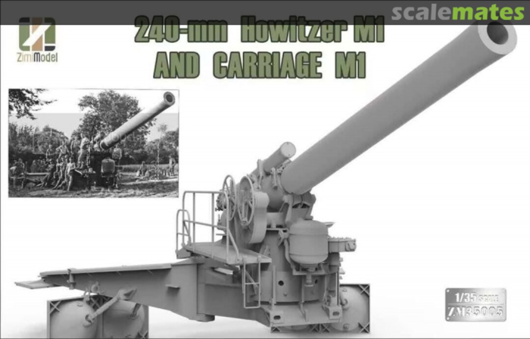 Boxart M1 240mm Howitzer ZM35005 Zimi Model Boxart M1 240mm Howitzer ZM35005 Zimi Model
