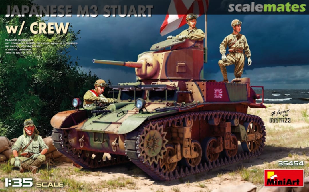 Boxart M3 Stuart 35454 MiniArt Boxart M3 Stuart 35454 MiniArt