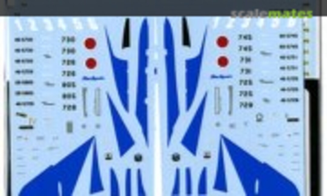 1:144 JASDF Kawasaki T-4 Blue Impulse 2011 Season (MYK Design 06695) 06695