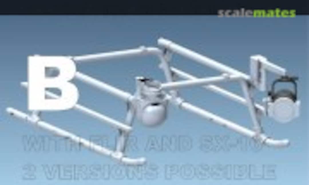 1:72 High Skid Gear H135/EC-135 (Brent-Air-Decals HT72012B) HT72012B