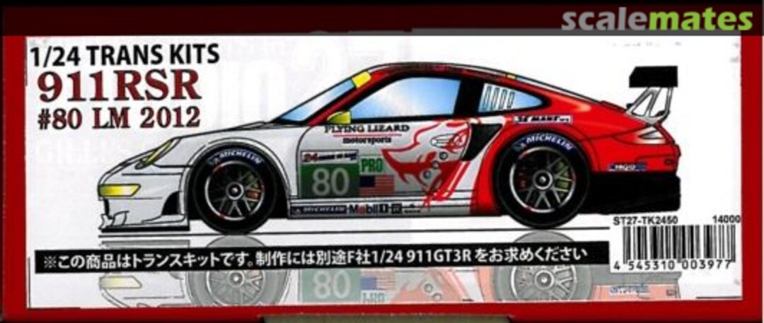 Boxart Porsche 911 GT3 RSR ST27-TK2450 Studio27 Boxart Porsche 911 GT3 RSR ST27-TK2450 Studio27
