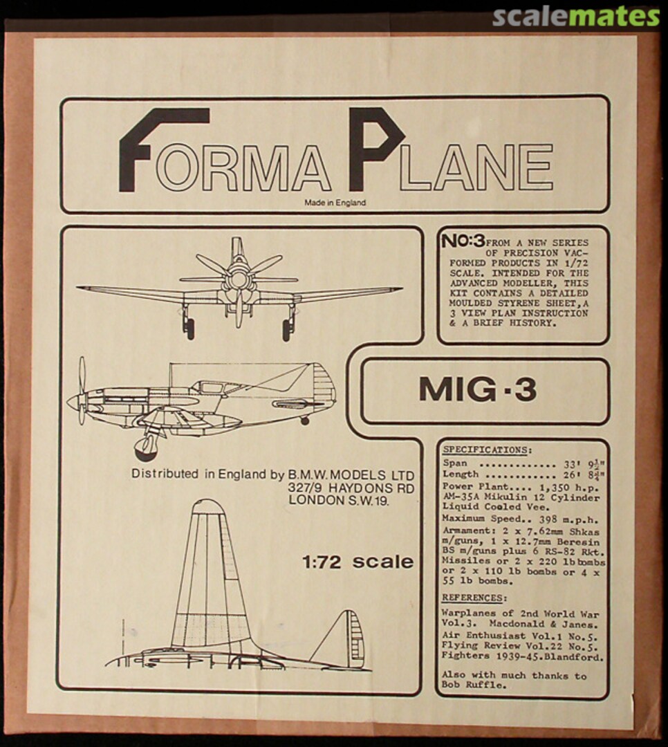 Boxart MIG 3 3 Formaplane Boxart MIG 3 3 Formaplane