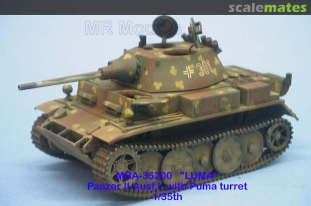 Boxart Panzer II Ausf. L with Puma turret MR-35200 MR Modellbau Boxart Panzer II Ausf. L with Puma turret MR-35200 MR Modellbau