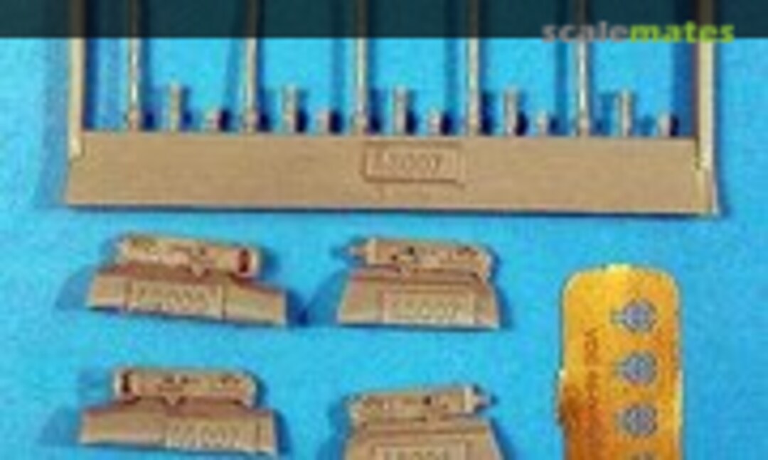 1:48 Browning M2 .3 Cal Machine Gun Oval Barrel Perforations (Vector VDS48007) VDS48007