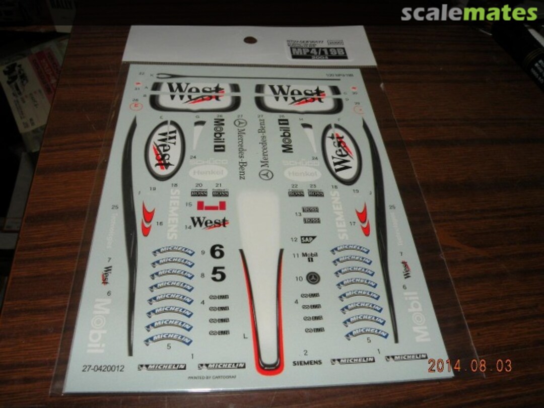 Boxart McLaren MP4/19B ST27-SDF20177 Studio27 Boxart McLaren MP4/19B ST27-SDF20177 Studio27