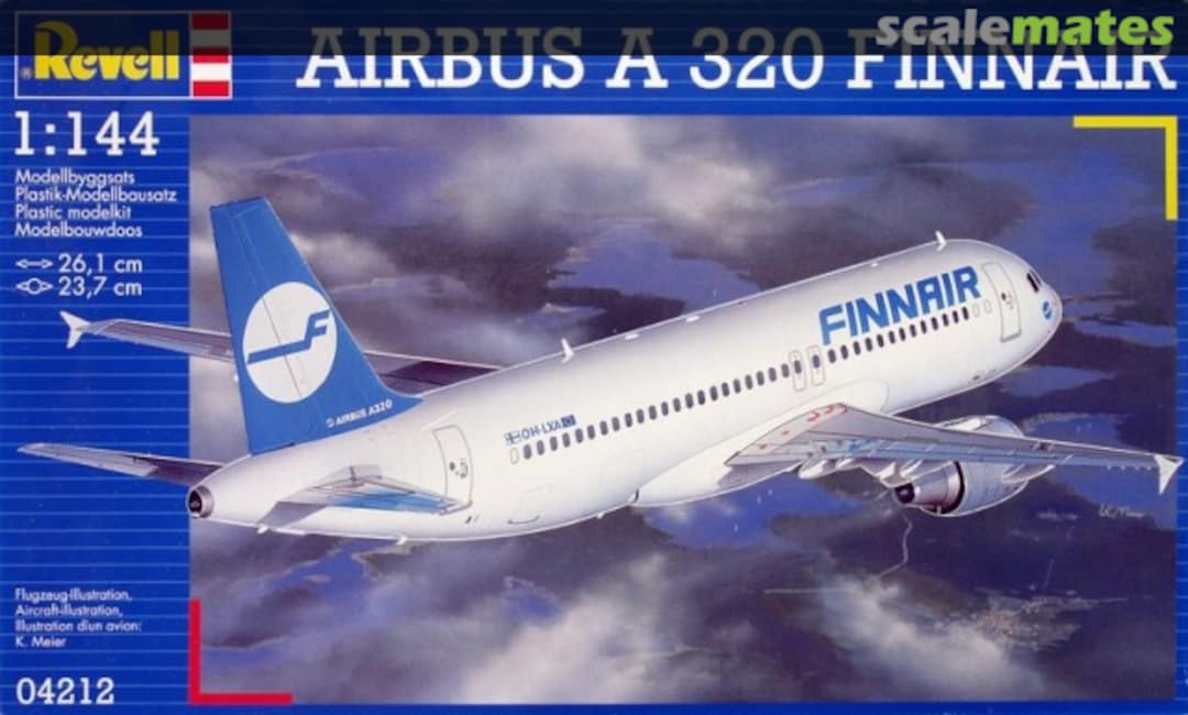 Boxart Airbus A320 Finnair 04212 Revell Boxart Airbus A320 Finnair 04212 Revell