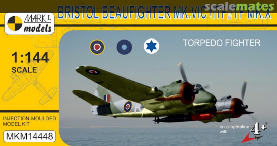 Boxart Bristol Beaufighter Mk.VIc & TF Mk.X MKM14448 Mark I Models