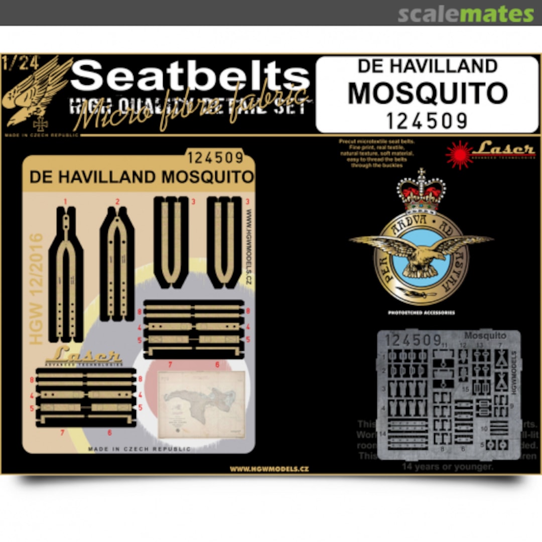 Boxart Mosquito - Seatbelts 124509 HGW Models Boxart Mosquito - Seatbelts 124509 HGW Models