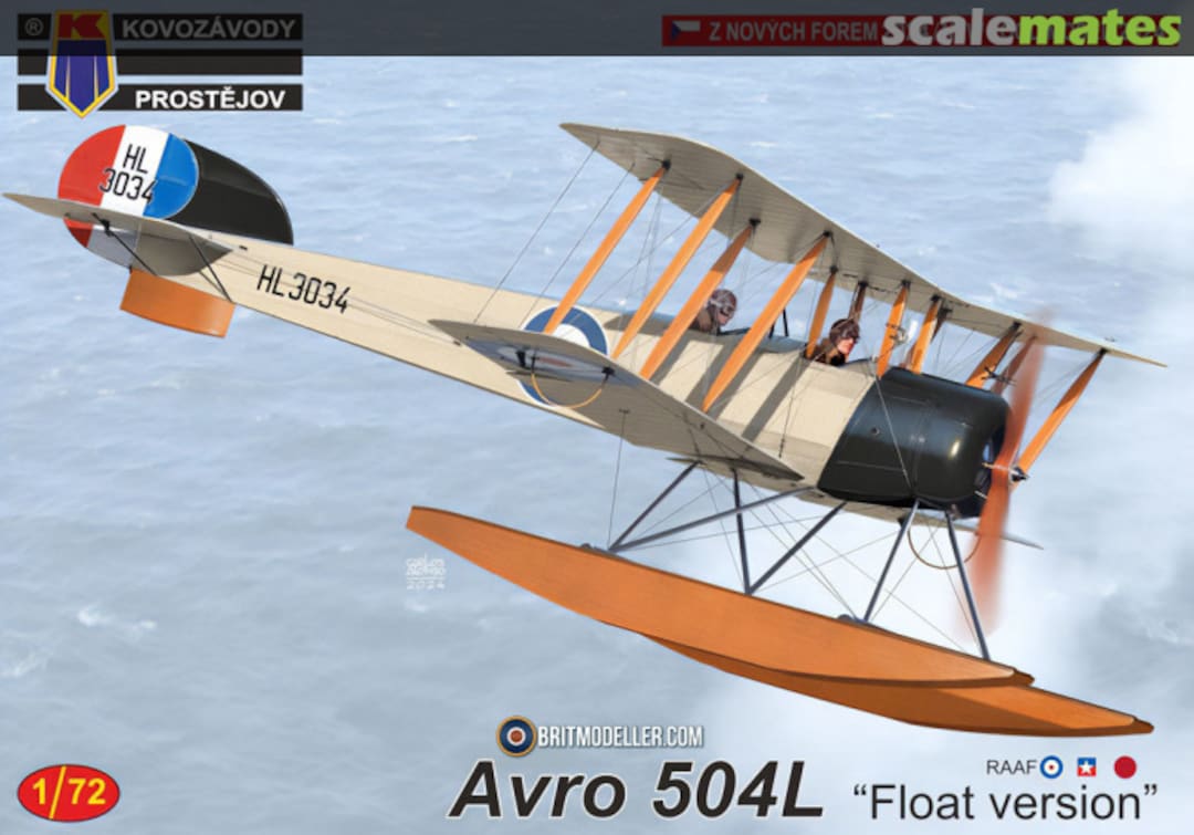 Boxart Avro 504L KPM0464 Kovozávody Prostějov Boxart Avro 504L KPM0464 Kovozávody Prostějov