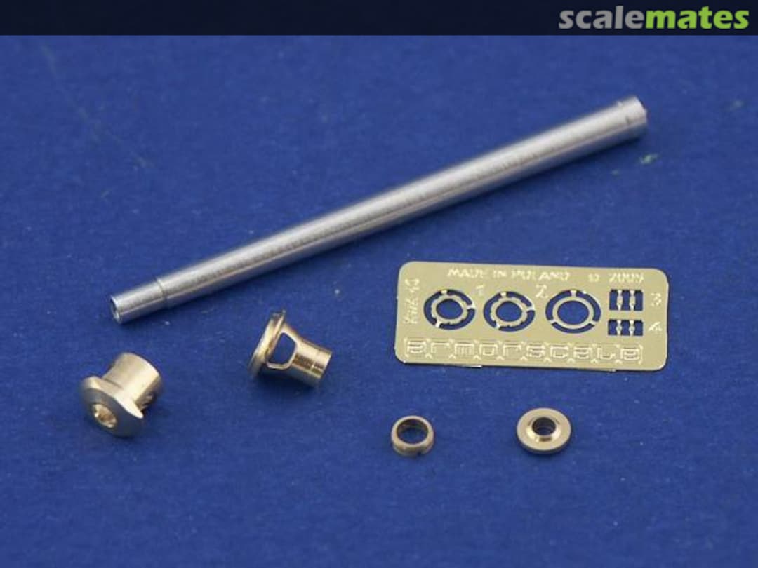 Boxart 75mm KwK 40 L/48 Gun Barrel for German Tank Pz.Kpfw.IV Ausf.H/J with the Muzzle Brake Late Model B48-009 Armorscale Boxart 75mm KwK 40 L/48 Gun Barrel for German Tank Pz.Kpfw.IV Ausf.H/J with the Muzzle Brake Late Model B48-009 Armorscale