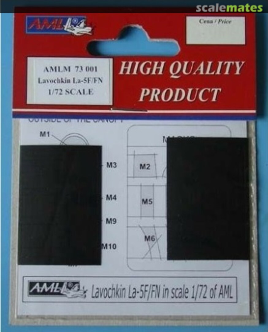 Boxart Lavochkin La-5F/FN paint mask AMLM73001 AML Boxart Lavochkin La-5F/FN paint mask AMLM73001 AML