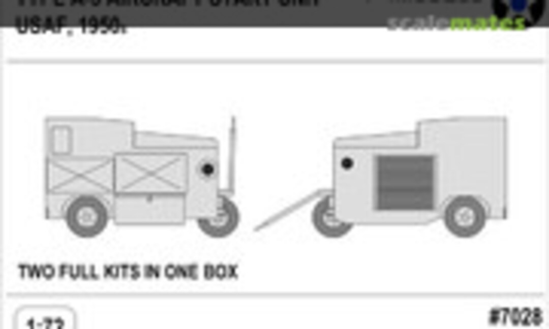 1:72 Type A-3 Aircraft Start Unit (F4Models 7028) 7028