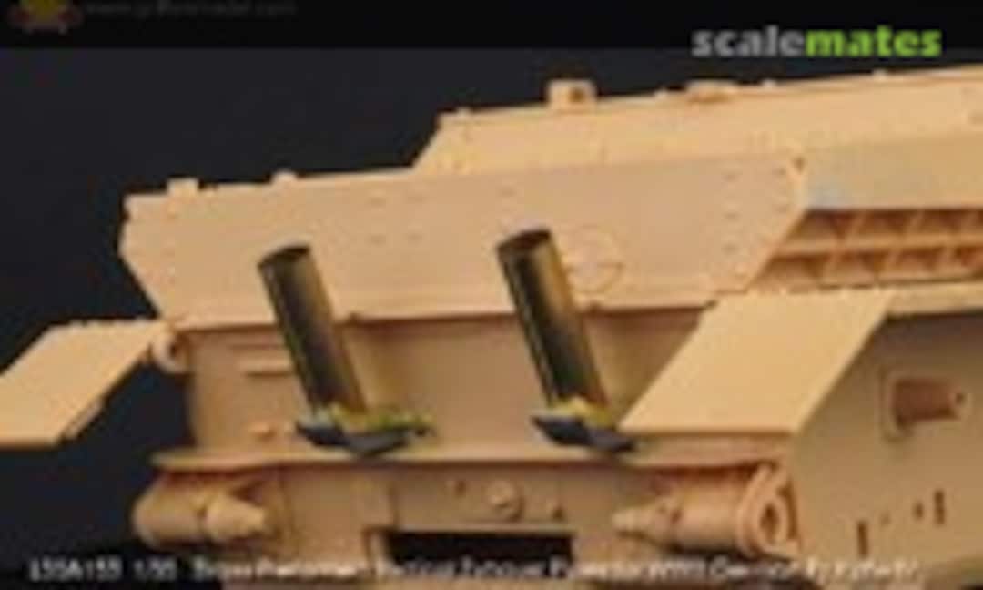 1:35 Brass Preformed Vertical Exhaust Pipes for WWII German Pz.Kpfw.IV Ausf.J & Ausf.J Chassis Based Vehicles (Griffon Model L35A153) L35A153