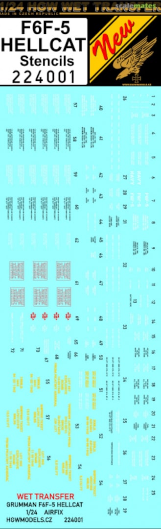 Boxart F6F-5 Hellcat 224001 HGW Models Boxart F6F-5 Hellcat 224001 HGW Models