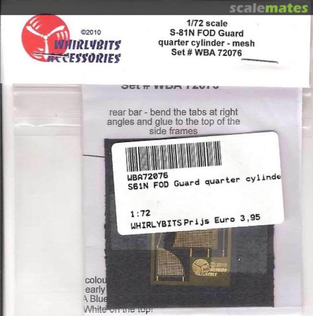 Boxart Sikorsky S-61N FOD guard WBA72076 Whirlybits