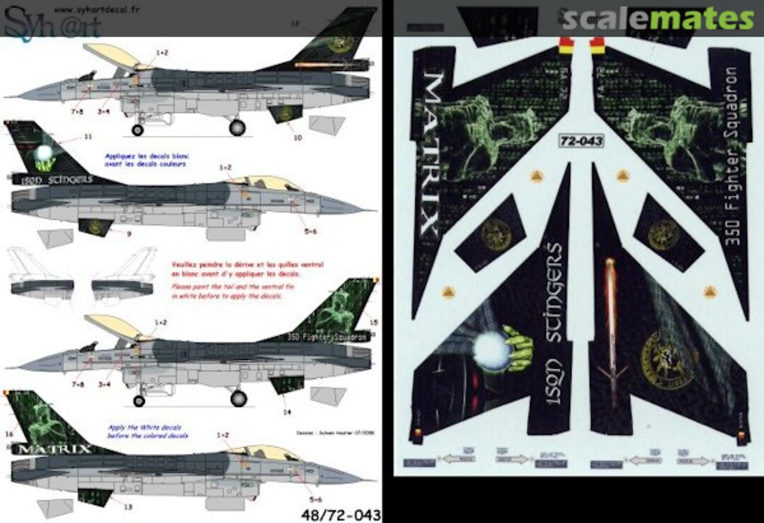 Boxart F-16AM Fighting Falcon 48-043 Syhart Boxart F-16AM Fighting Falcon 48-043 Syhart