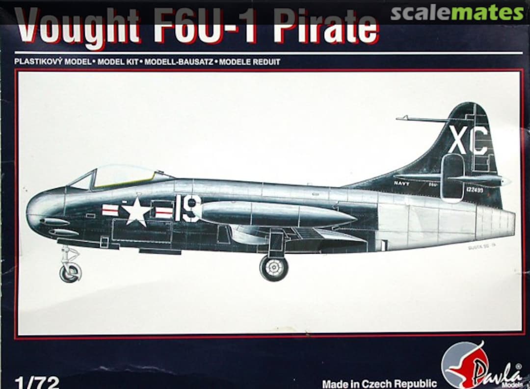 Boxart Vought F6U-1 Pirate 72010 Pavla Models