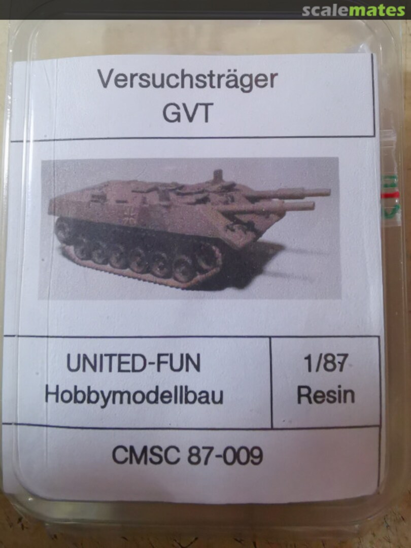 Boxart Versuchsträger GVT CMSC 87-009 United Fun