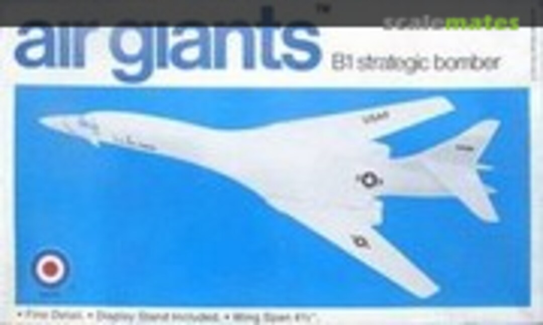 1:260 B-1 Strategic Bomber (Entex Industries 8495B)