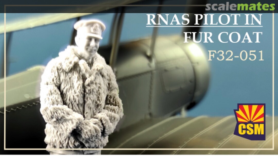 Boxart RNAS Pilot in Fur Coat F32-051 Copper State Models Boxart RNAS Pilot in Fur Coat F32-051 Copper State Models