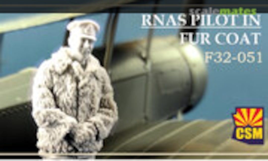 1:32 RNAS Pilot in Fur Coat (Copper State Models F32-051) F32-051