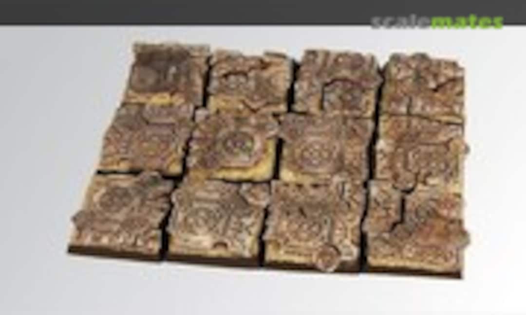 No Ruins 25 mm square bases (5 pcs) (Scibor Monsterous Miniatures BSRU0008) BSRU0008
