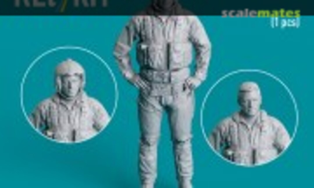 1:72 A-7 Corsair II male pilot (in a standing position - type 1) (1 pcs) (ResKit RSF72-0040) RSF72-0040