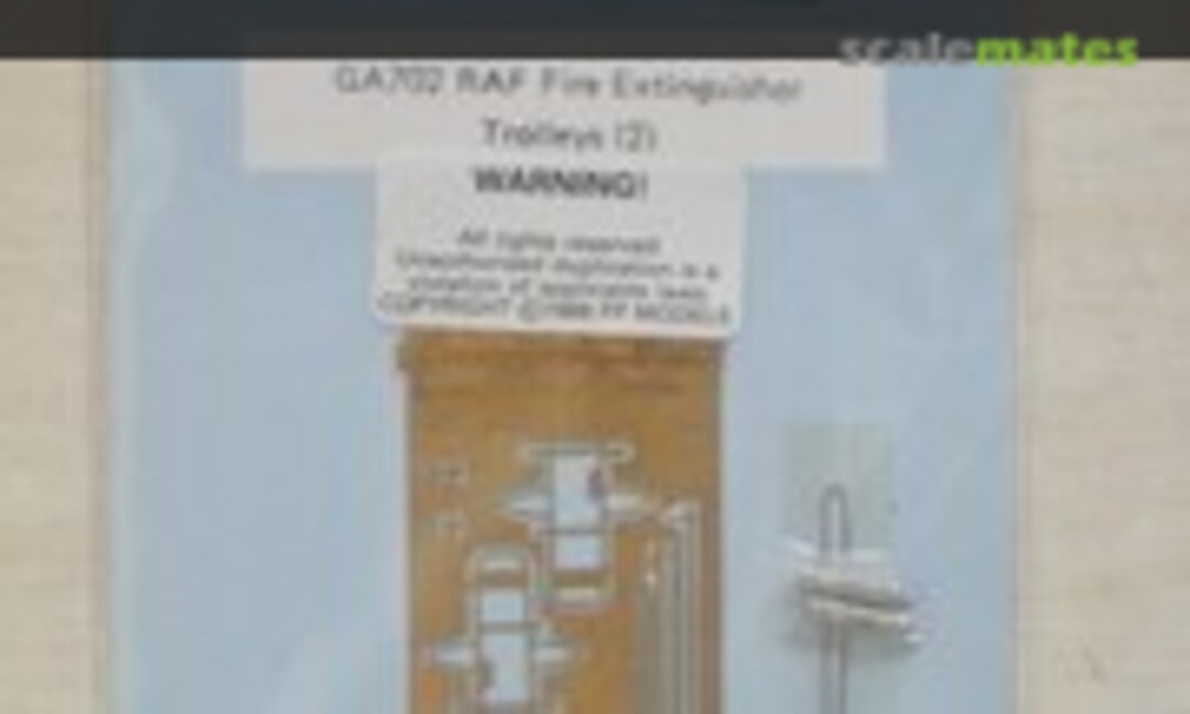 1:72 RAF Fire Extinguisher Trolleys (P.P. Aeroparts GA702)