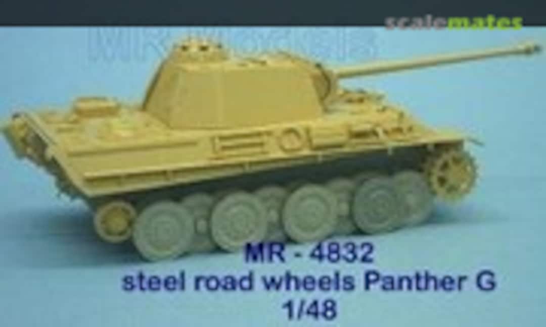 1:48 Panther Ausf. G Stahllaufrollen (MR Modellbau MR-48032) MR-48032