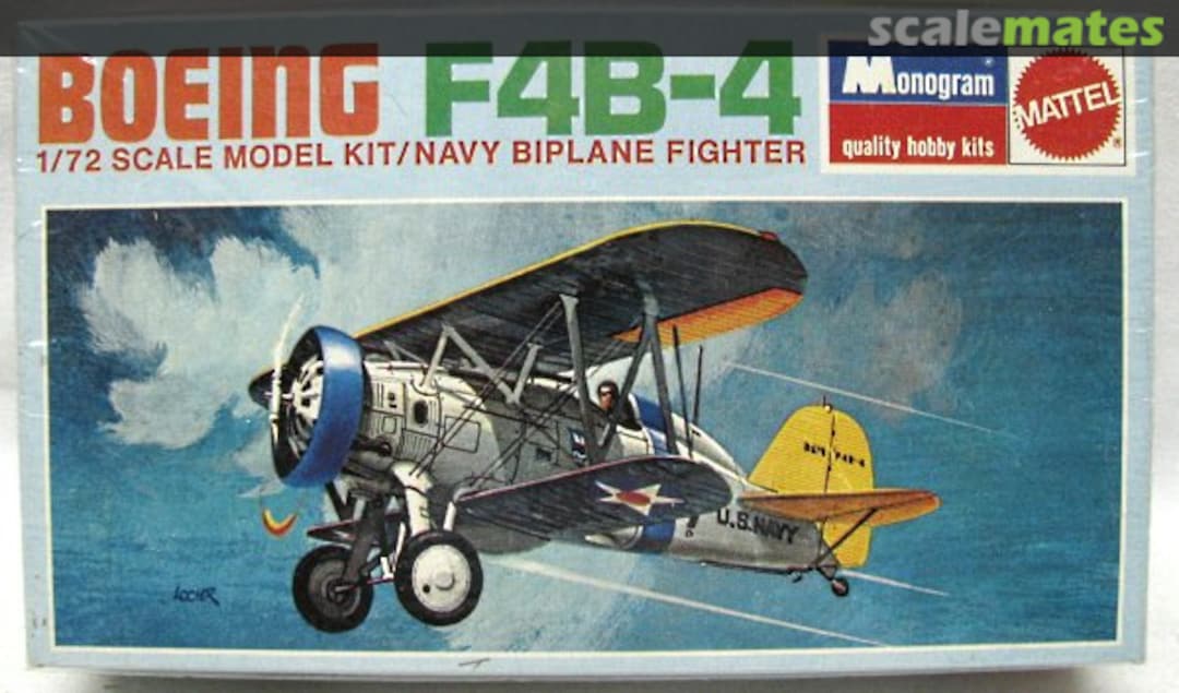 Boxart Boeing F4B-4 6795 Monogram/Mattel