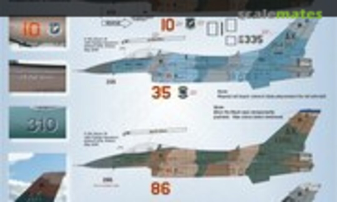 1:48 F-16C/D Blue Fox Bandits (TwoBobs Aviation Graphics 48-170)