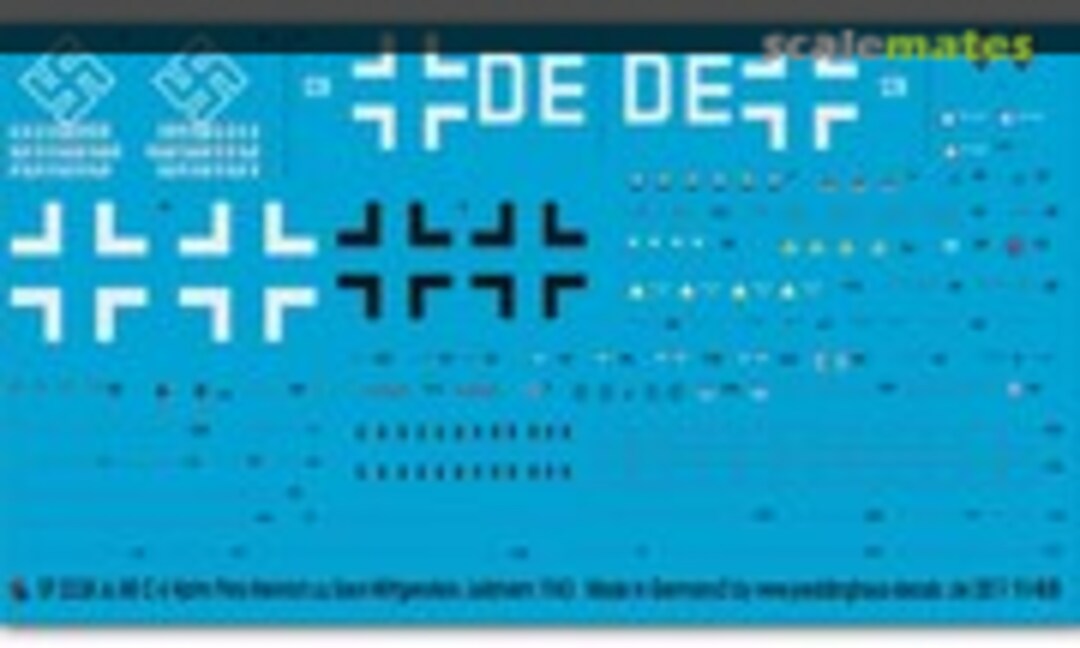 1:48 Ju 88 C-6 Hptm Prinz Heinrich zu Sayn-Wittgenstein IV/ NJG 5 Leipheim 1943 (Peddinghaus-Decals EP 2338) EP 2338