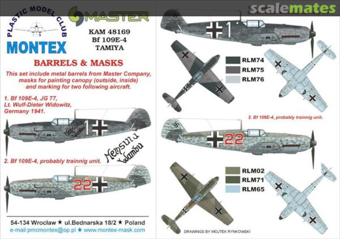 Boxart Bf 109E-4 KAM48169 Montex Boxart Bf 109E-4 KAM48169 Montex