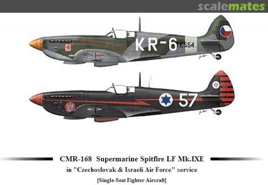 Boxart Supermarine Spitfire LF Mk.IXE CMR-168 CMR Boxart Supermarine Spitfire LF Mk.IXE CMR-168 CMR