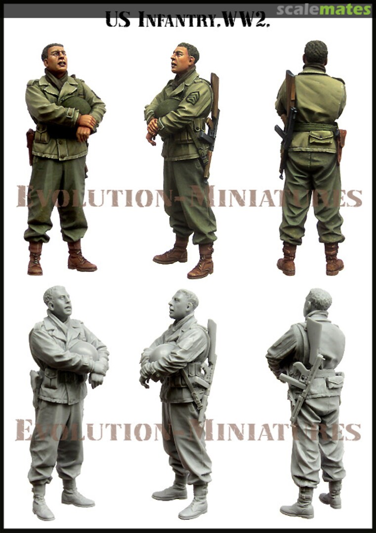 Boxart US Infantry WW2 EM-35190 Evolution Miniatures Boxart US Infantry WW2 EM-35190 Evolution Miniatures