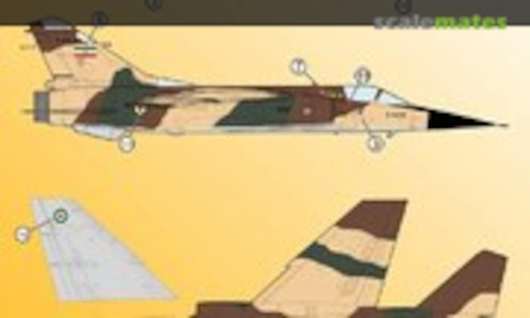 1:72 Iranian Air Force "Mirage F.1" (Modeller 7212) 7212