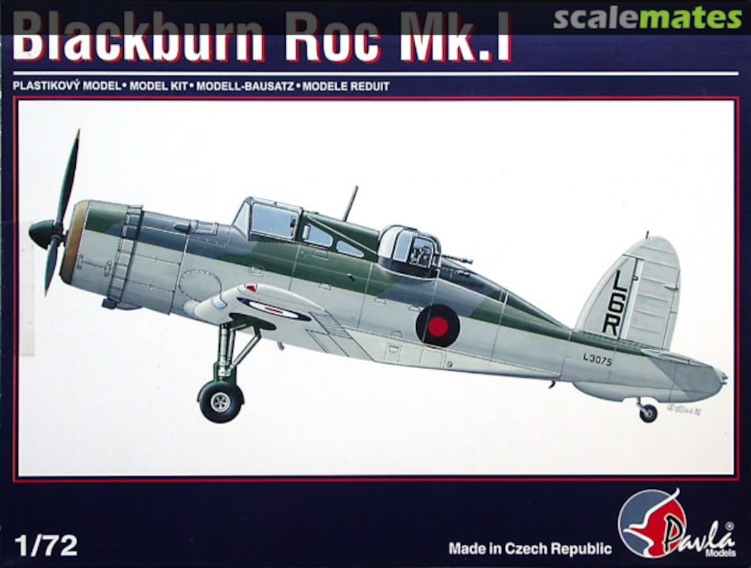 Boxart Blackburn Roc Mk.I 72009 Pavla Models Boxart Blackburn Roc Mk.I 72009 Pavla Models
